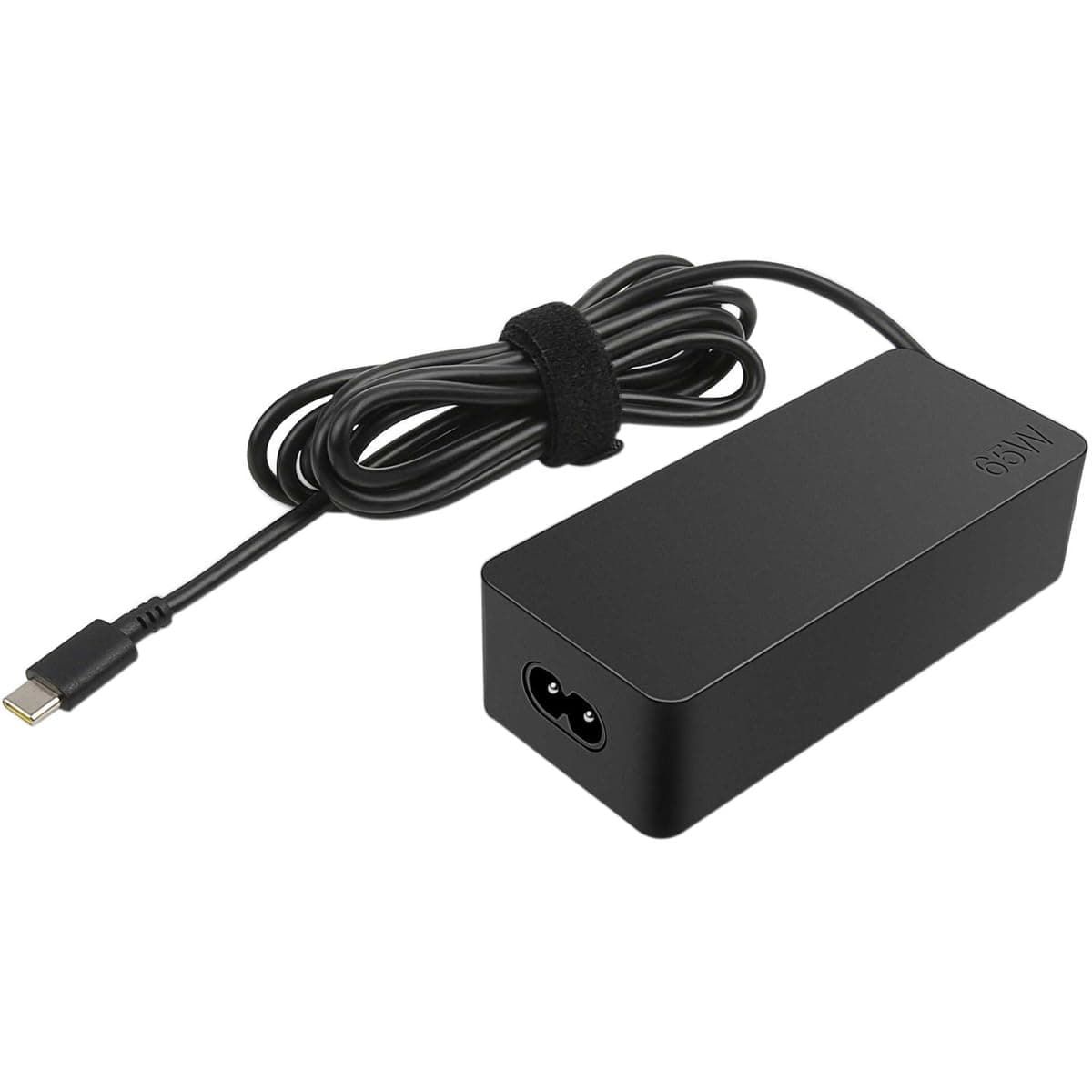 Lenovo 65w USB Type C Ac Adapter 4X20M26268 With 2 Prong Power Cord Included, Black In The Original Retail Packaging.