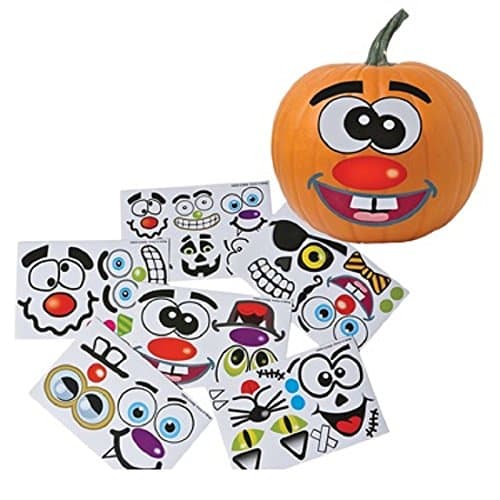 Make Your Own Jack O Lantern Halloween Sticker Set (Package of 12 Sticker Sheets)