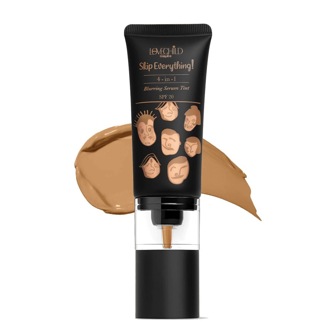 Skip Everything Blurring Medium Coverage 4 In 1 Serum Skin Tint For All Skin Type, Natural Coverage, For Daily Use, With Sod Technology, Bossy Babe, 30Ml