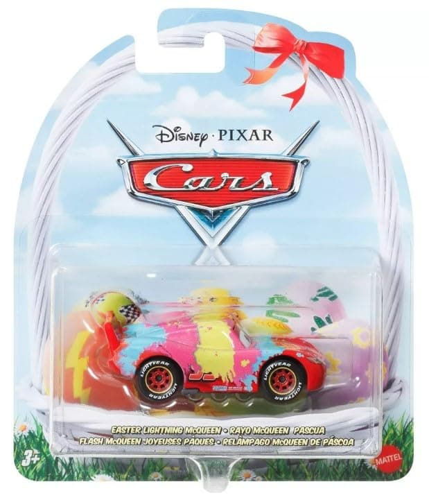 Disney Cars Easter Collection Easter Lightning McQueen 1:55 Scale Diecast Vehicle
