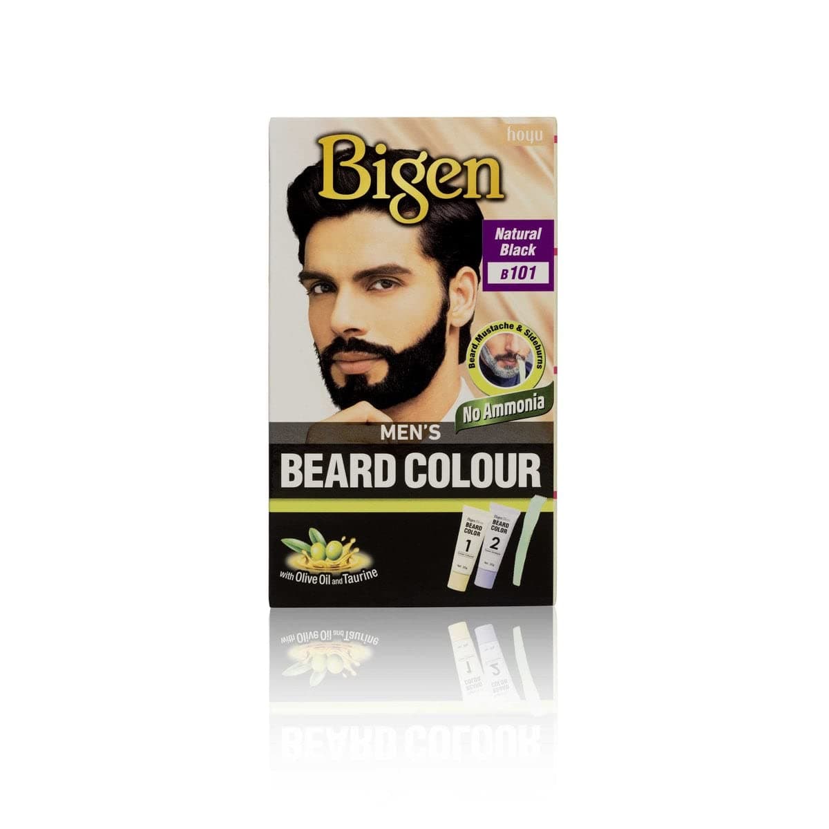 Bigen Men's Beard Natural Black B101
