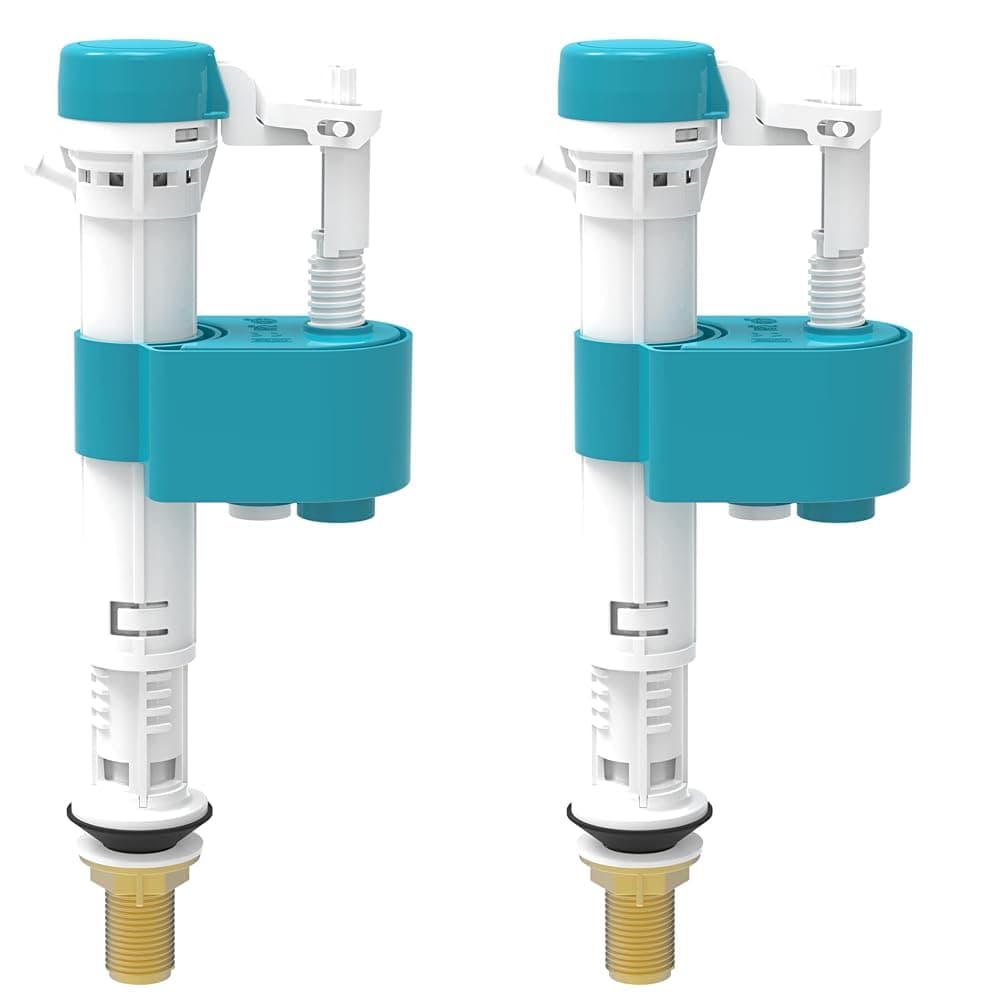 Pro Bottom Entry Float Flush Cistern Valve Fill Valve 1/2" Brass Inlet (Pack of 2)