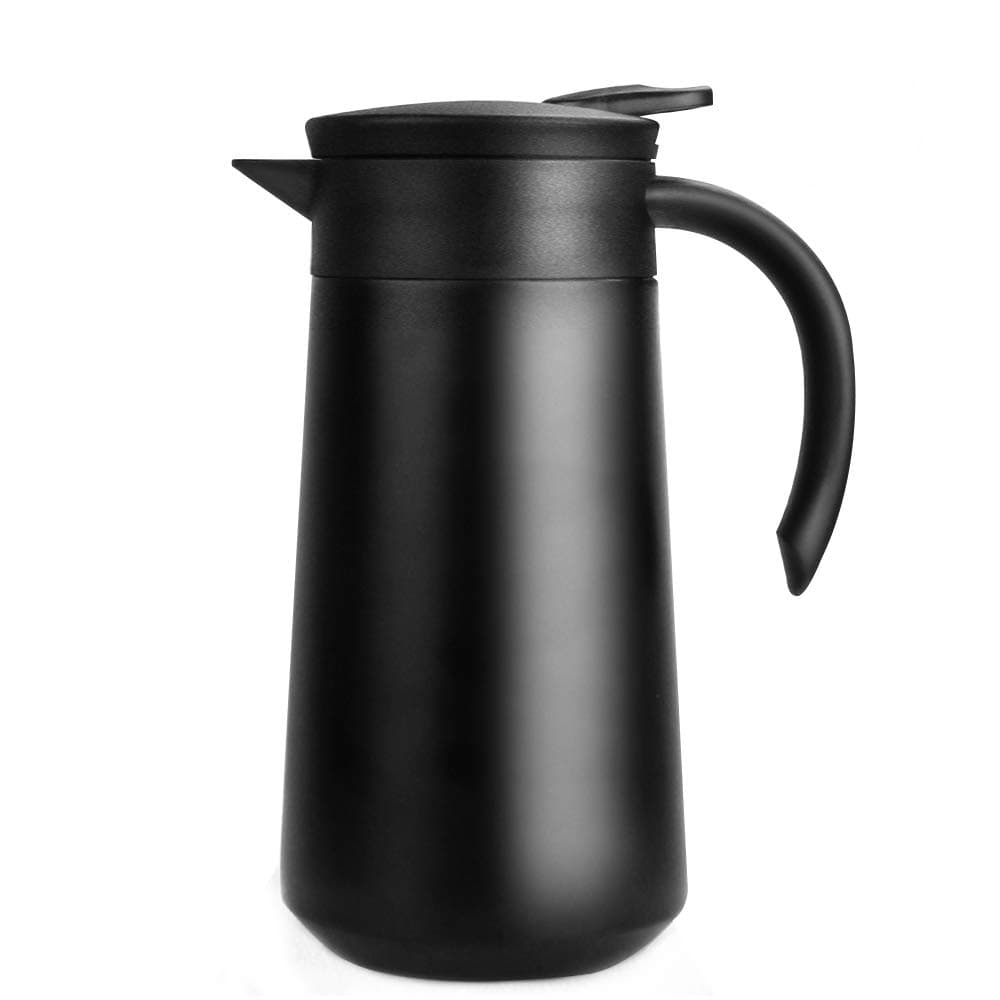 28oz Coffee Carafe Airpot Insulated Coffee Urn Stainless Steel Vacuum Thermal Pot Flask for Coffee, Hot Water, Tea, Hot Beverage - Keep 9 Hours Hot, 18 Hours Cold