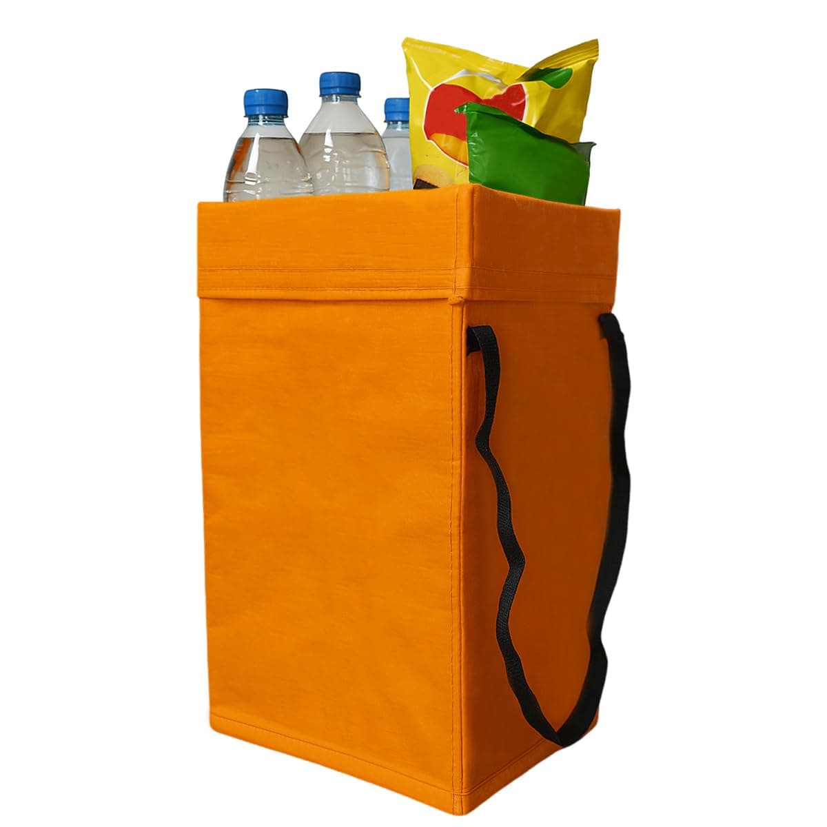 YoRise Foldable Car Trash Can, Multipurpose Waterproof Auto Back Seat Hanging Garbage Organizer, Large Capacity Leak-Proof Vehicle Interior Storage Bag Accessories for Cars, SUVs, Trucks (Red)