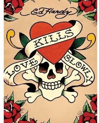 Mink Ed Hardy Queen Size Double Side Plush Blanket Super Soft