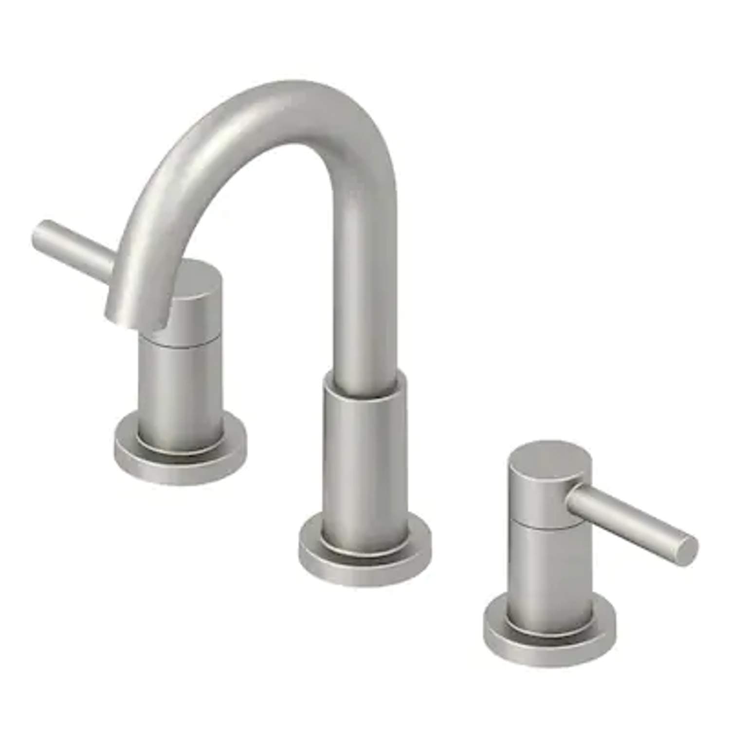 JACUZZI Duncan Brushed Nickel PVD 2-Handle Widespread WaterSense Bathroom Sink Faucet with Drain and Valve Included