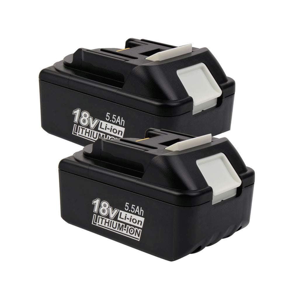 VANTTECH 2Pack 5.5Ah BL1860 for 18V Battery, Lithium-ion Extended Battery for BL1830 LXT-400 BL1840 BL1815 BL1835 BL1850B BL1860B BL1845