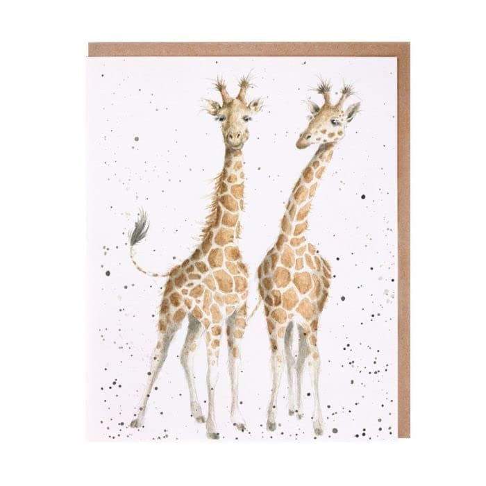 Wrendale Designs Greeting Card - LOFTY (Giraffes)