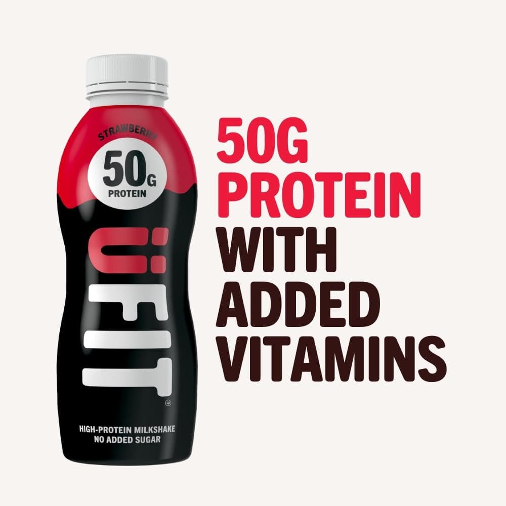 UFIT High 50g Protein Shake - MIXED CASE - No Added Sugar - Low in Fat - Ready to Drink - Pack of 9 x 500ml (Packaging May Vary)