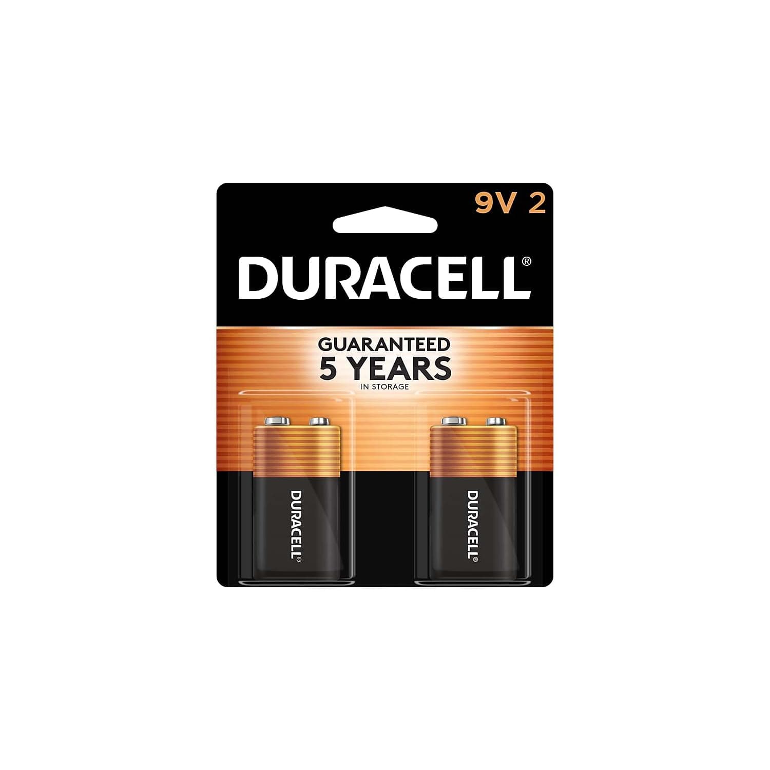 Duracell Coppertop 9v Battery 2 Count