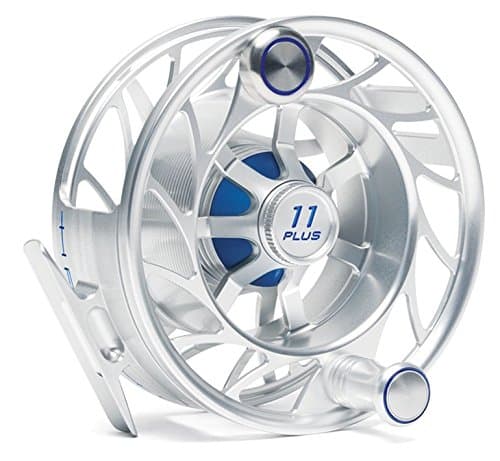 Hatch Finatic 11 Plus Large Arbor Fly Reel - Clear/Blue - Free Overnight Shipping