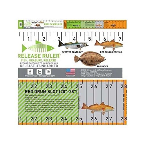 Release Ruler Texas Inshore Slam Decal - 3-inch