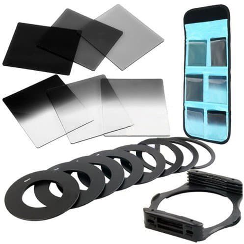 Kokkin P Interchangeable goods outside (ND2 4 8 filter holder three nine adapter ND2 4 8 filter, half) filter system set