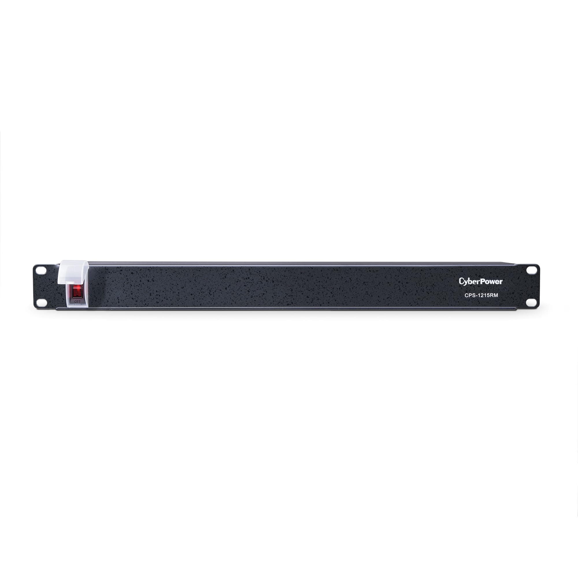 CPS1215RM Basic PDU, 100-125V/15A, 10 Outlets, 15ft Power Cord, 1U Rackmount