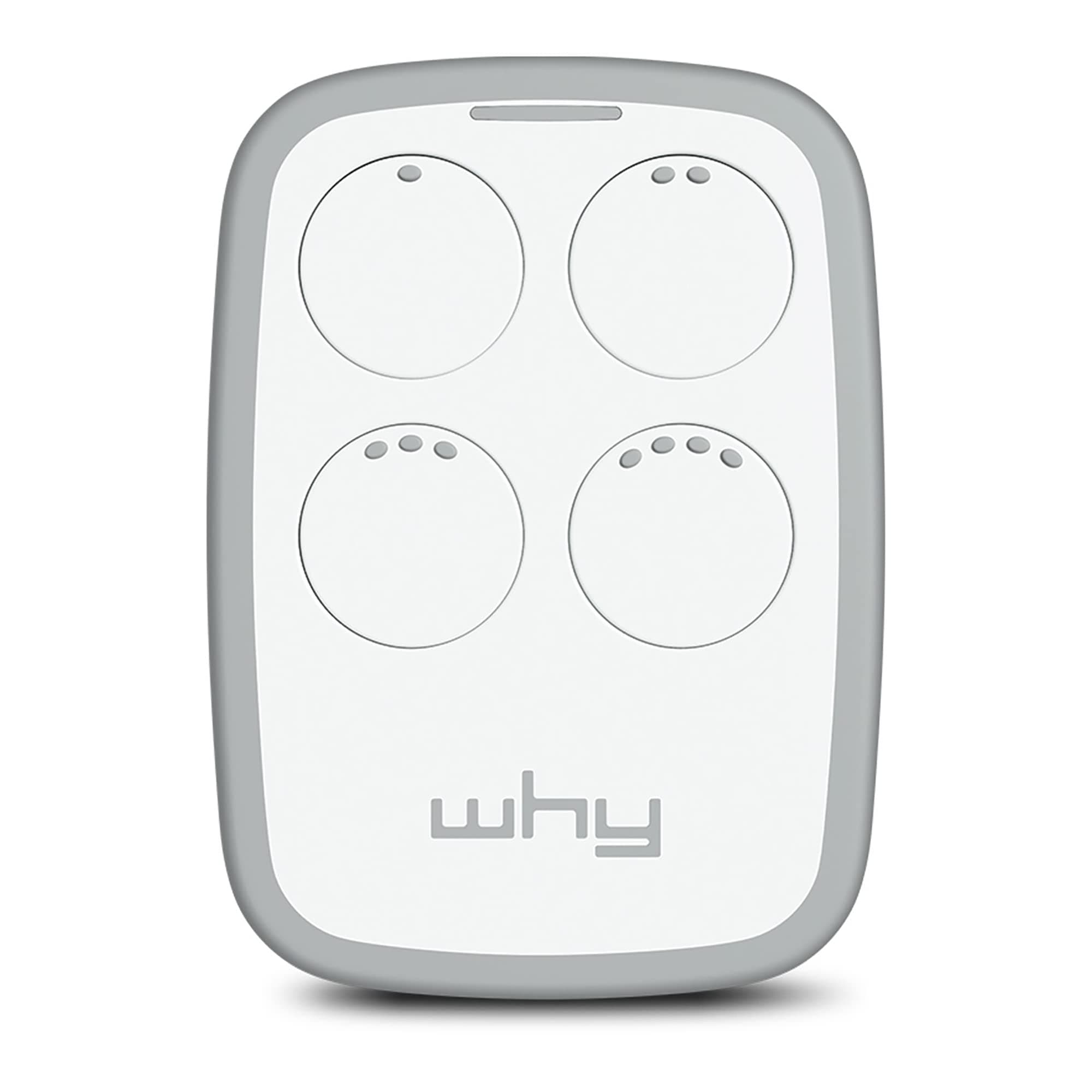 SICE - NEW WHY EVO Remote radio control Rolling code compatible with all brands and models white/silver