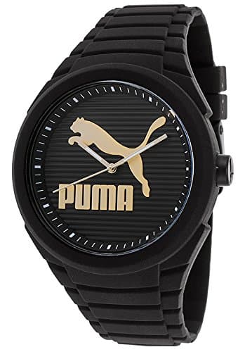 Puma PU103592016 Black Silicone Black Dial