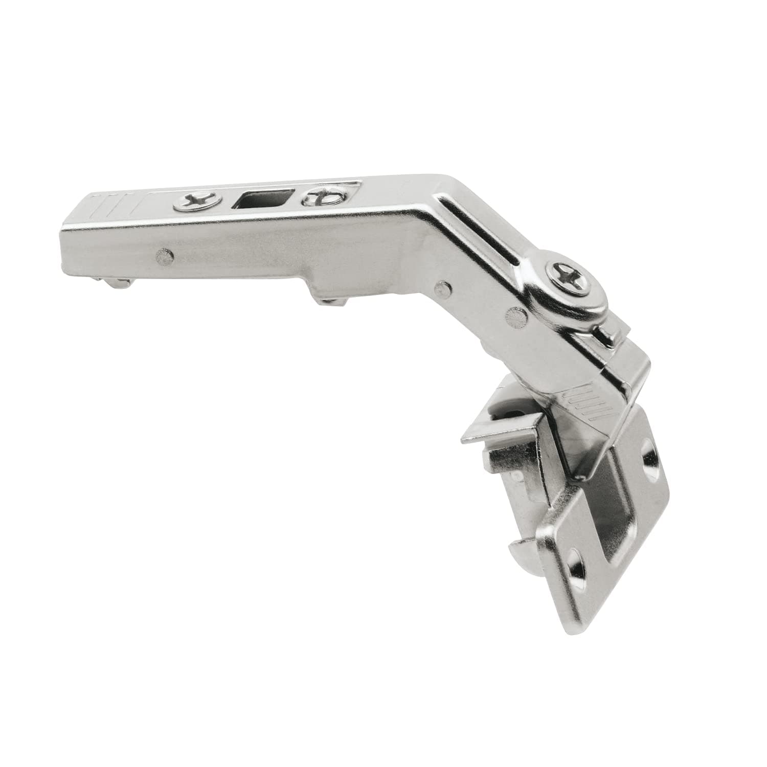 Clip Top 60° Opening Angle Bi-fold, Screw-on, Self-close Hinges