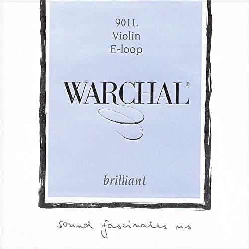 Warchal Brilliant 4/4 Violin E String - Steel - Medium Gauge - Loop End