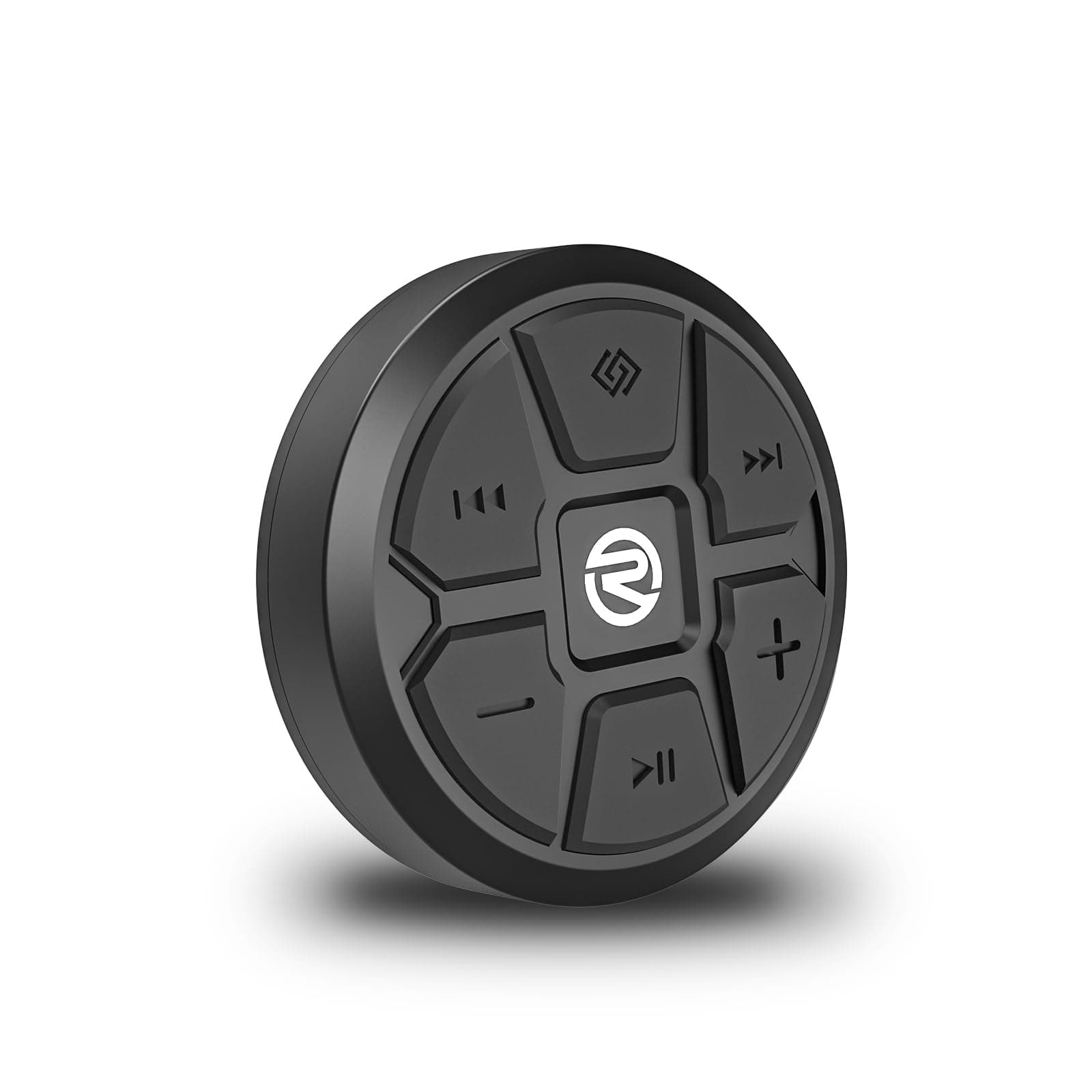 Recoil Waterproof Bluetooth Media Button Steering Wheel Remote Control for Car Bike Motorbike Boat Powersports Compatible iPhone Samsung Galaxy or Any Android Device