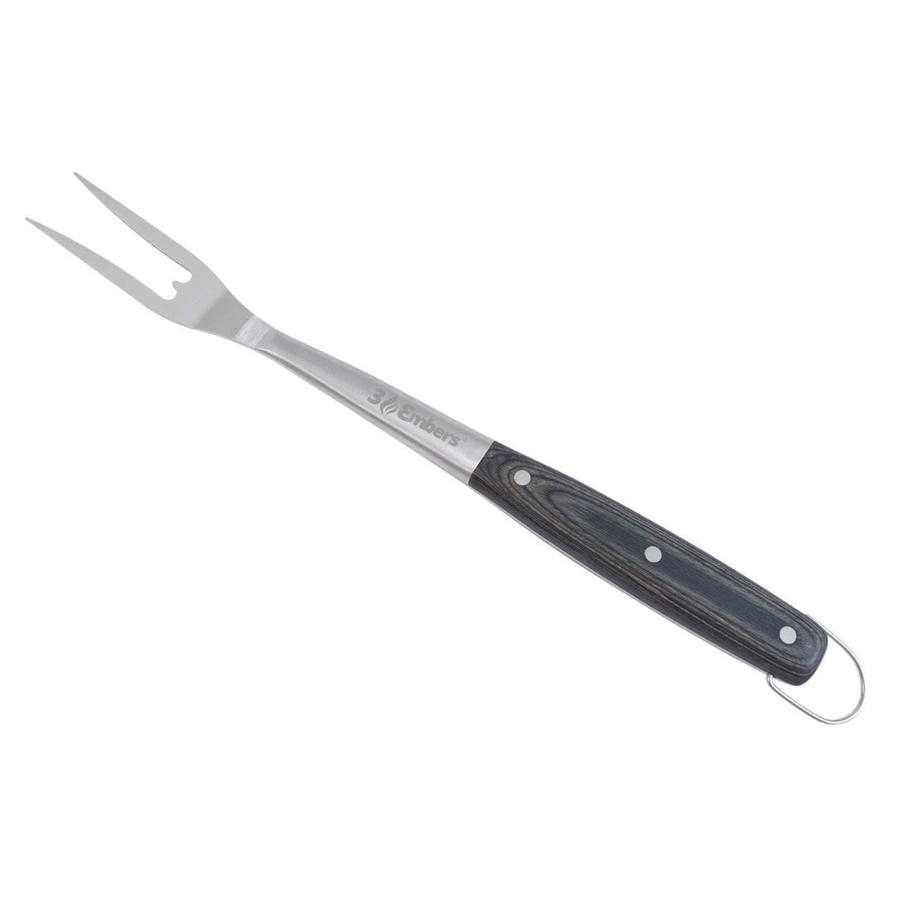 Stainless Steel BBQ Fork with Pakkawood Handle