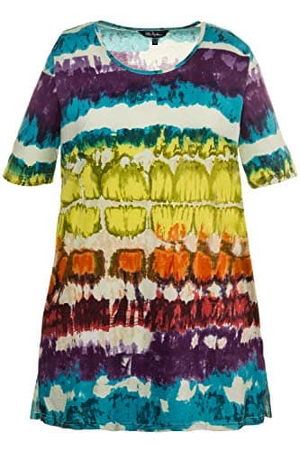 Women's Plus Size Tie Dye Print Tunic 714100