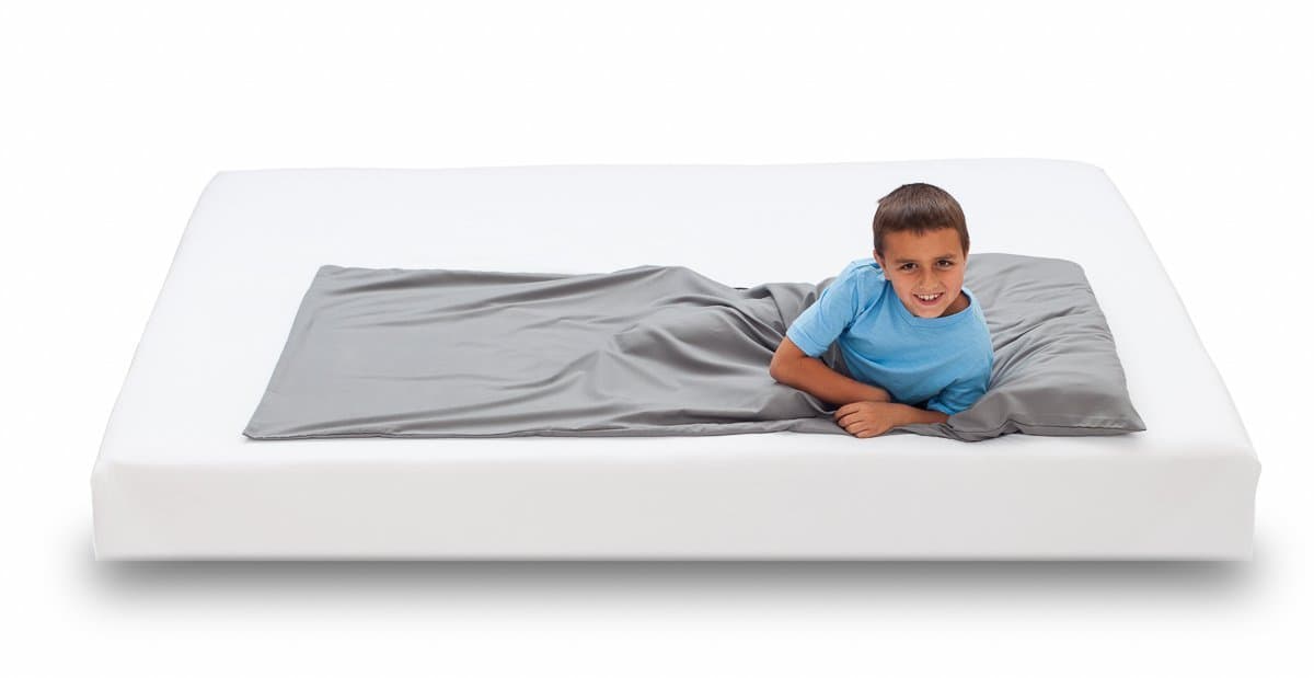 Amadora Toddler Sheet/Sleep Sack Gray