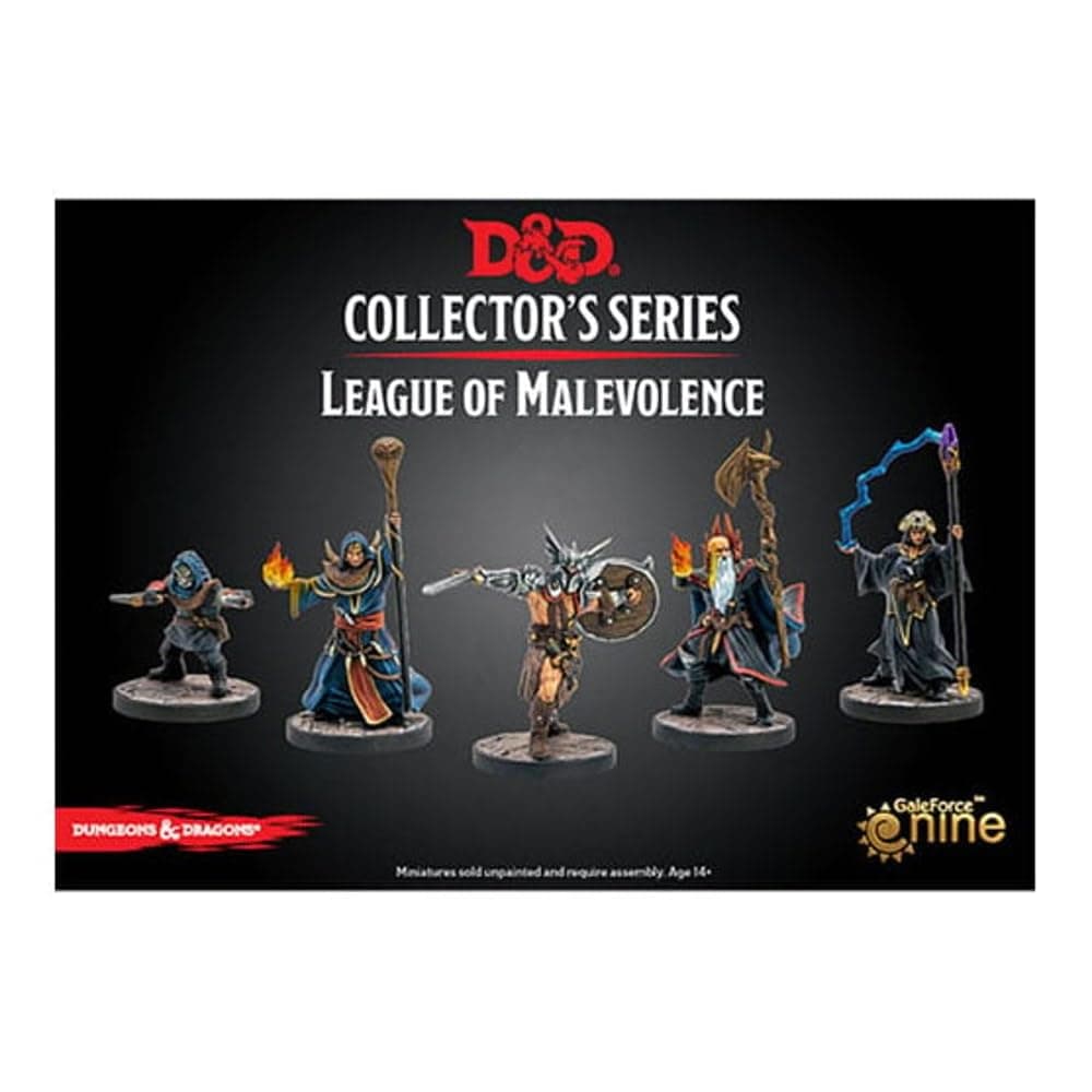 Gale Force Nine Dungeons & Dragons - The Wild Beyond the Witchlight - League of Malevolence Miniatures - 5 Figures, Grey, (GF971134)