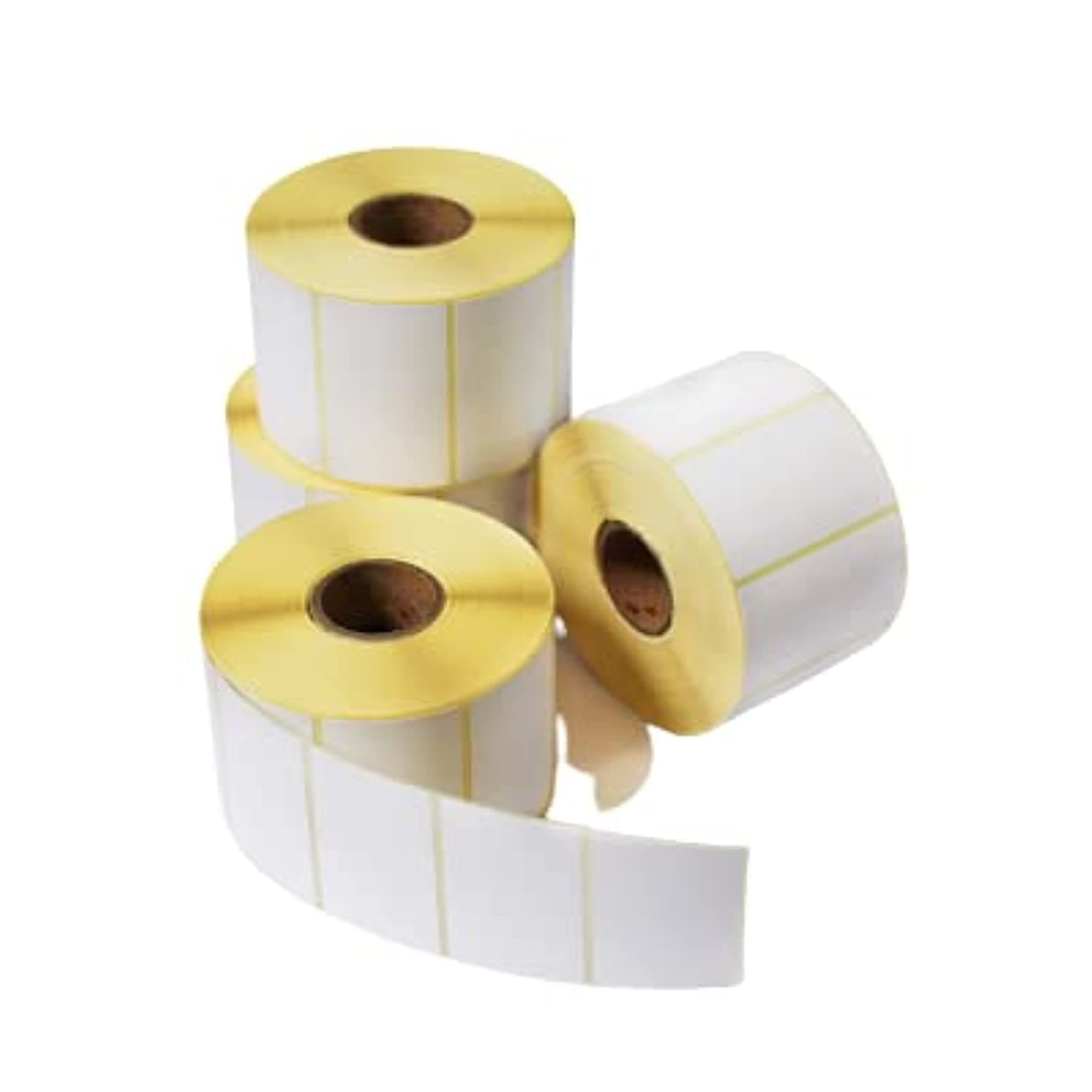 10 Rolls - 50mm x 25mm Barcode Label Sticker Direct Thermal 1000 Labels Per Roll for Zebra GC420d GC420t GK420d GK420t GX420d GX420t GX430t For Grocery, Supermarkets, Retail Store, Pharmacy