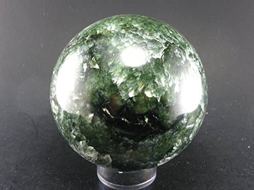 Seraphinite Clinochlore Sphere Ball From Russia - 3.0"
