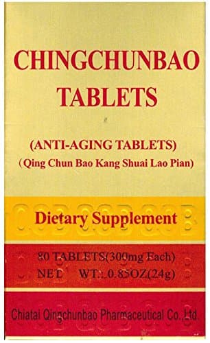 Ching Chun Bao - Antiaging Tablets (80 Tablets X 12 Bottles)
