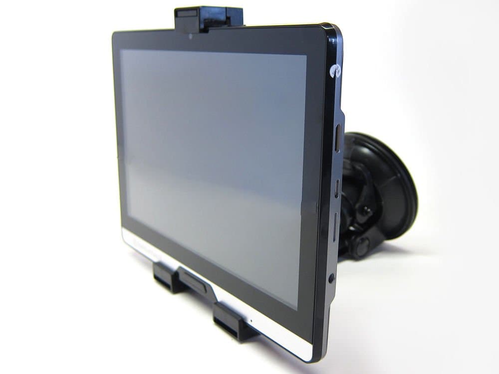 Ramtech Car Truck GPS & Tablet Windshield Mount, Suction Cup Holder with Adjustable Bracket, Compatible with Rand McNally IntelliRoute 8, TND Tablet 70 80, RV 70 80, RVND 7, Road Explorer 70, WMBY