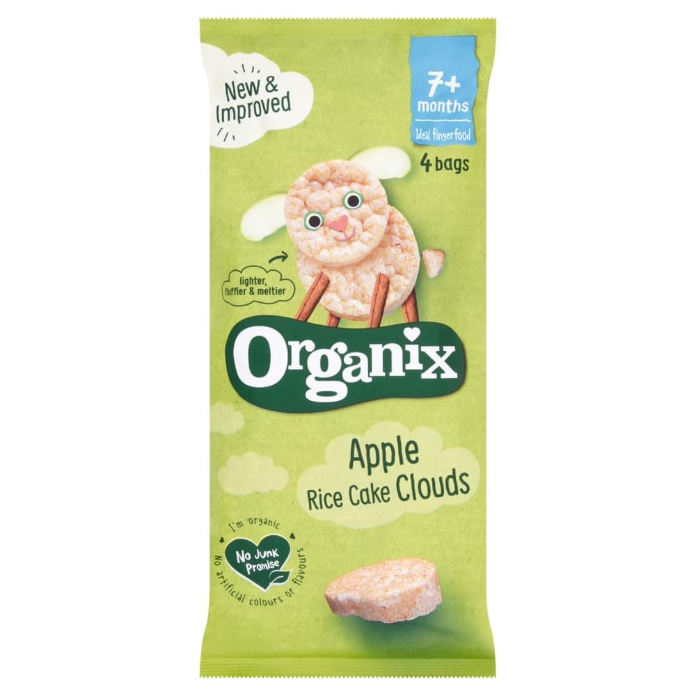 Organix Apple Rice Cake Clouds Multipack 72g