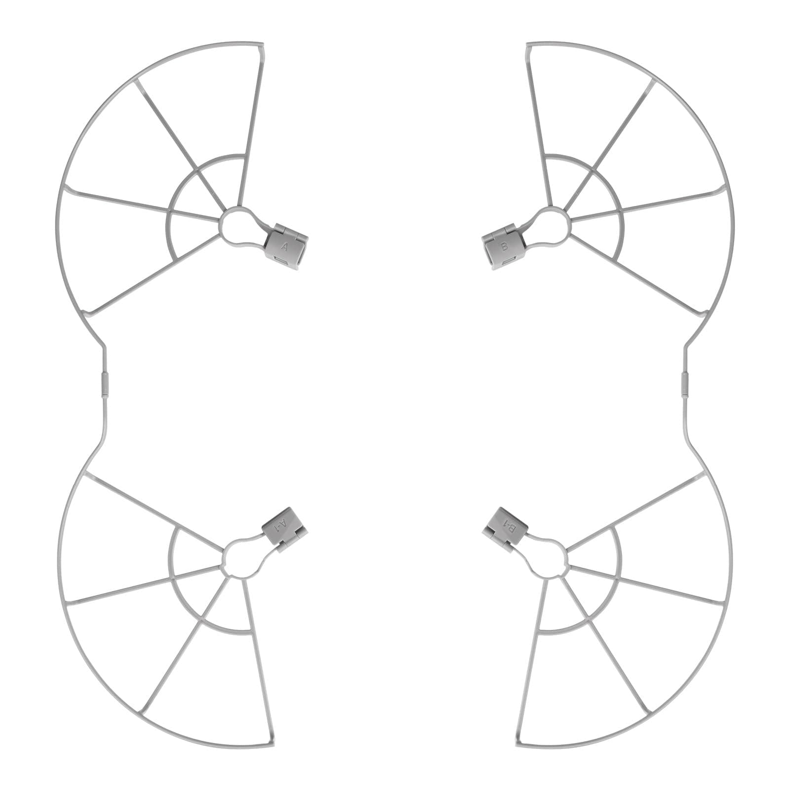 For DJI Air 3 Drone Accessories, Quick Release Propeller Guard Propeller Blades Protector Cover for DJI Air 3 Drone(grey)