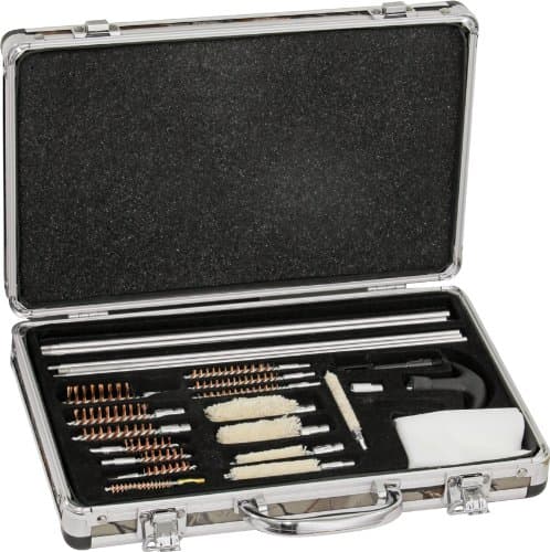 35 Piece Universal Gun Cleaning Kit w/ storage case with deep woods camo accents