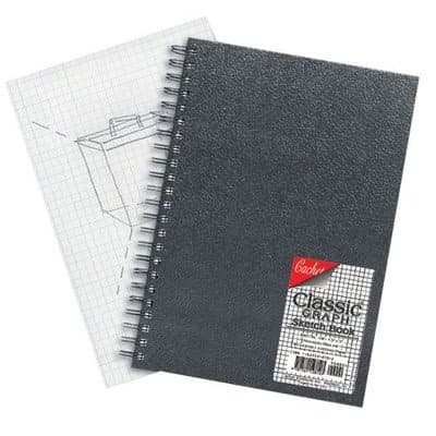 Classic Graph Sketchbook Size: 9" H x 12" W