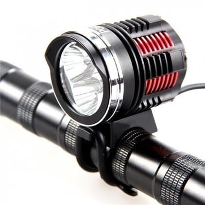 tobole Flashlight LED Front Bicycle Light, 5 Lights CREE, 8000 Lumen XM-L T6 1300 mAh, with Charger