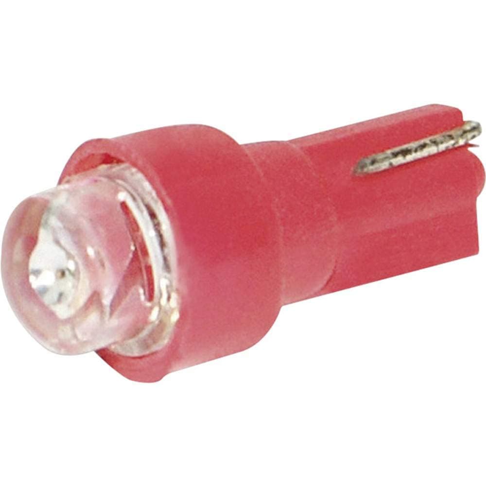 EUFAB 13291 Light Bulb T5 LED, 12 V, 12 W Red, Set of 5