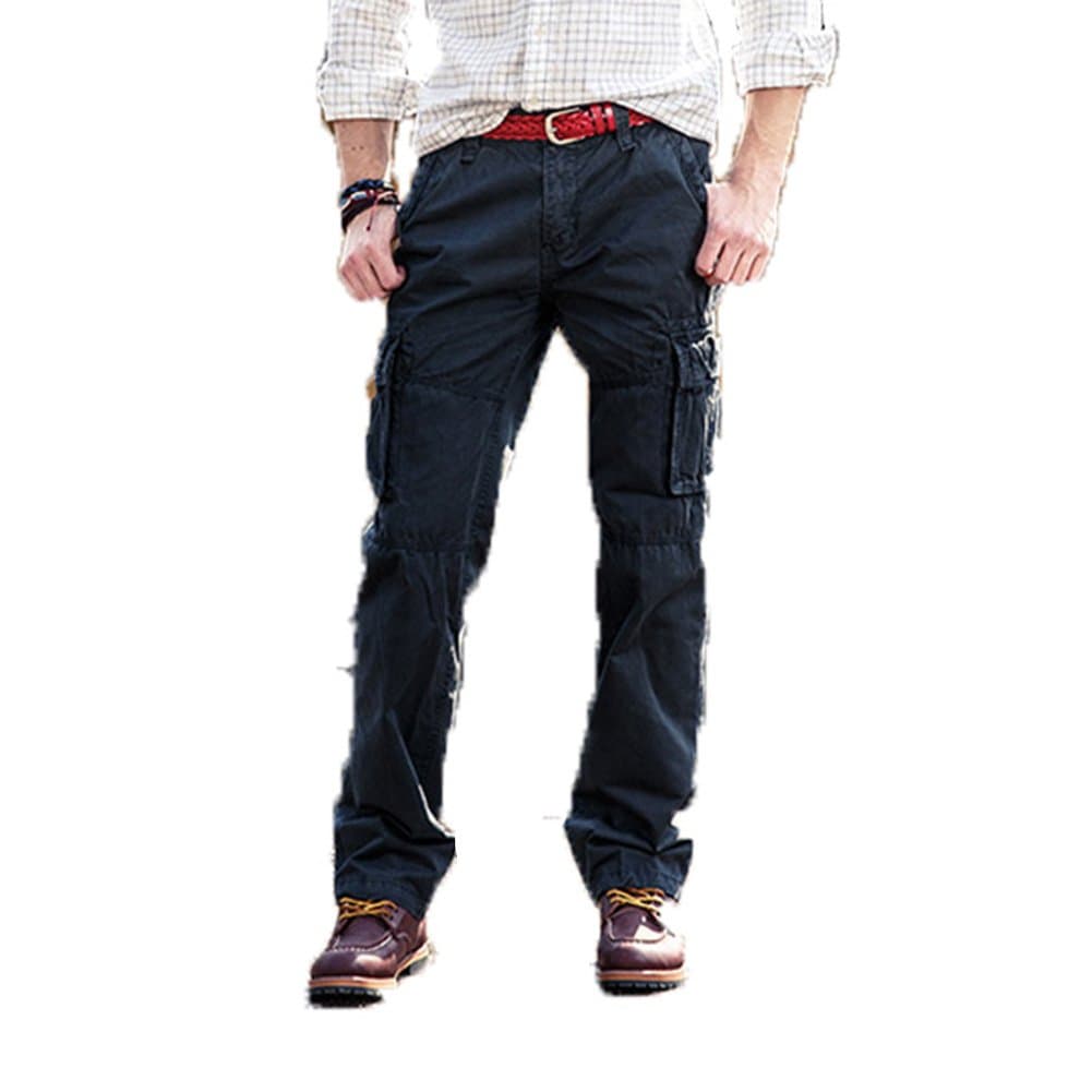 Men's Multi Pocket Cotton Cargo Pants