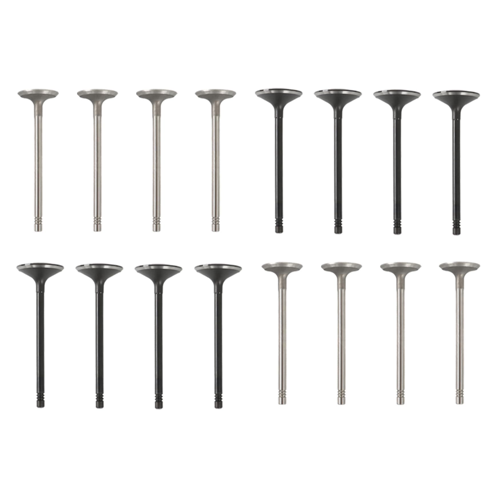 Silscvtt 16 x Intake Air-out Engine Valves Replacement for GM 2.0L 2.2L 2.4L Ecotec DOHC