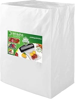 20x30cm(200Bags) Vacuum Sealer Bags Designed for Sous Vide Cooking and Food Storage,BPA Free Embossed Vacuum Food Sealer Bags and Compatible with All Types Sealer Machines