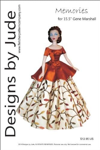 Memories Printed Sewing Pattern for 15.5" Gene Marshall Ashton Drake