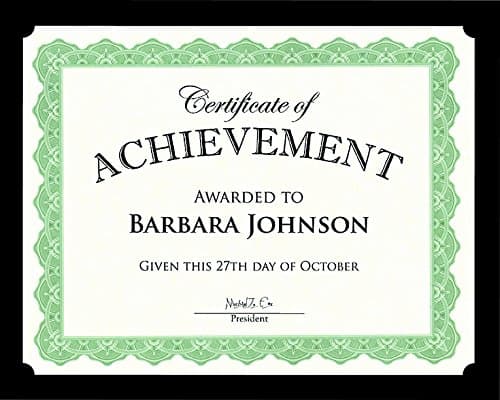 Black Certificate Holder, 9.5" x 12", 10/Pack (47836)