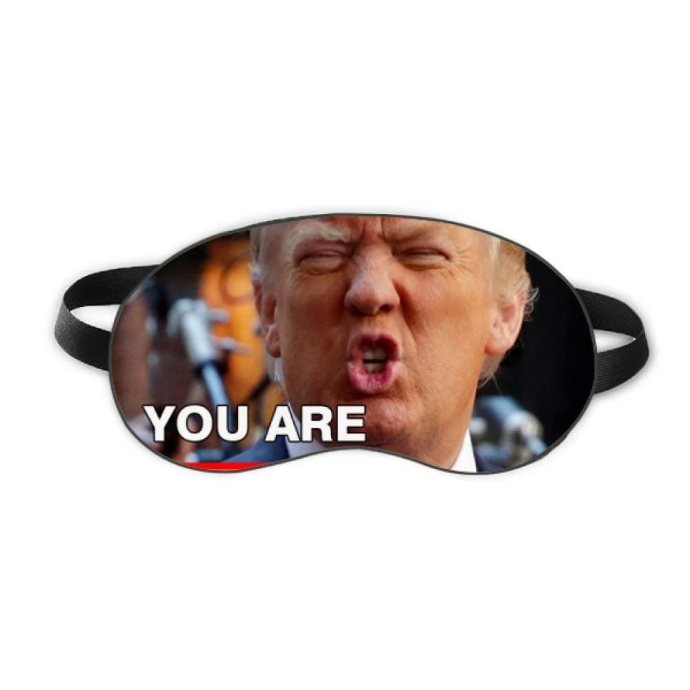 American Great Interesting Angry Image Sleep Eye Shield Soft Night Blindfold Shade Cover