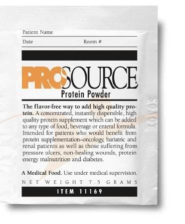 Protein Supplement ProSource Unflavored 7.5 Gm Packets - Case of 100