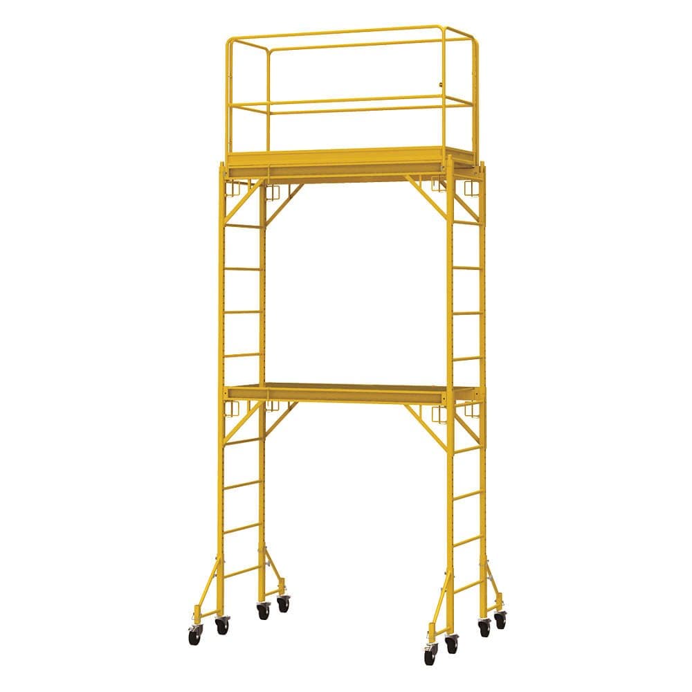 Metaltech Multipurpose Maxi Square Baker-Style Scaffold Tower Package - 12ft. 820-Lb. Capacity, Model Number I-TCISC