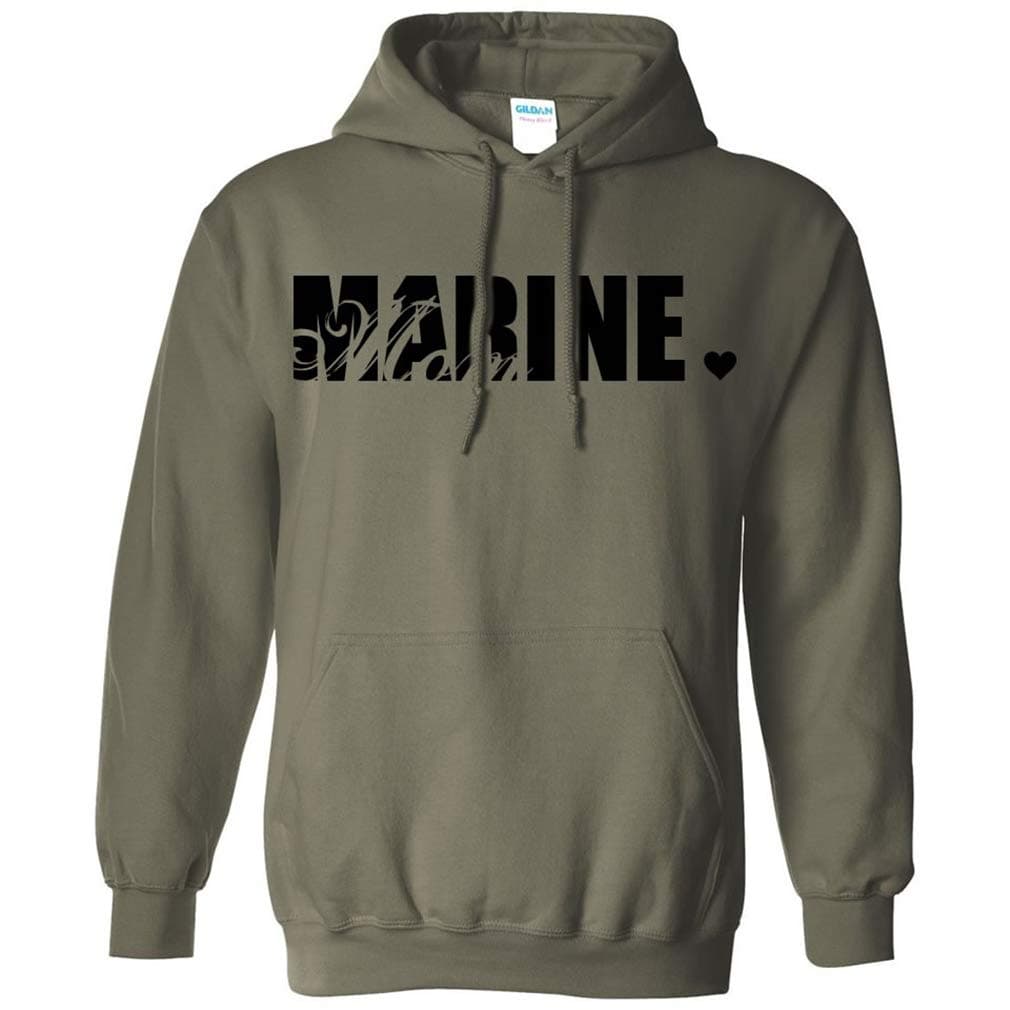 zerograviteeMarine Mom Hooded Sweatshirt
