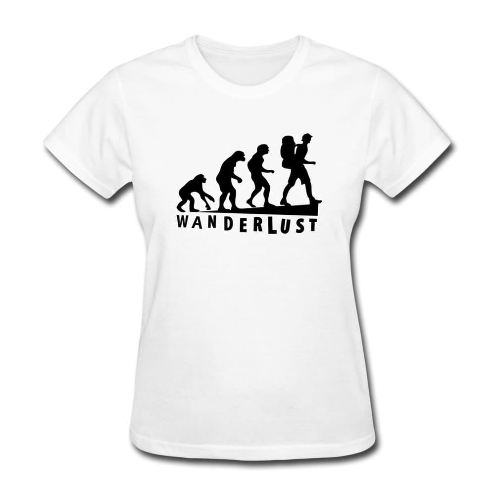 WSB Women's T-shirt Wanderlust Evolution White