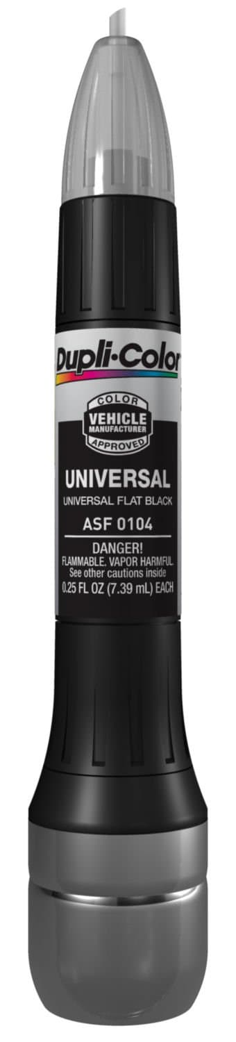 ASF0104 Universal Flat Black Exact-Match Scratch Fix All-in-1 Touch-Up Paint - 0.5 oz.