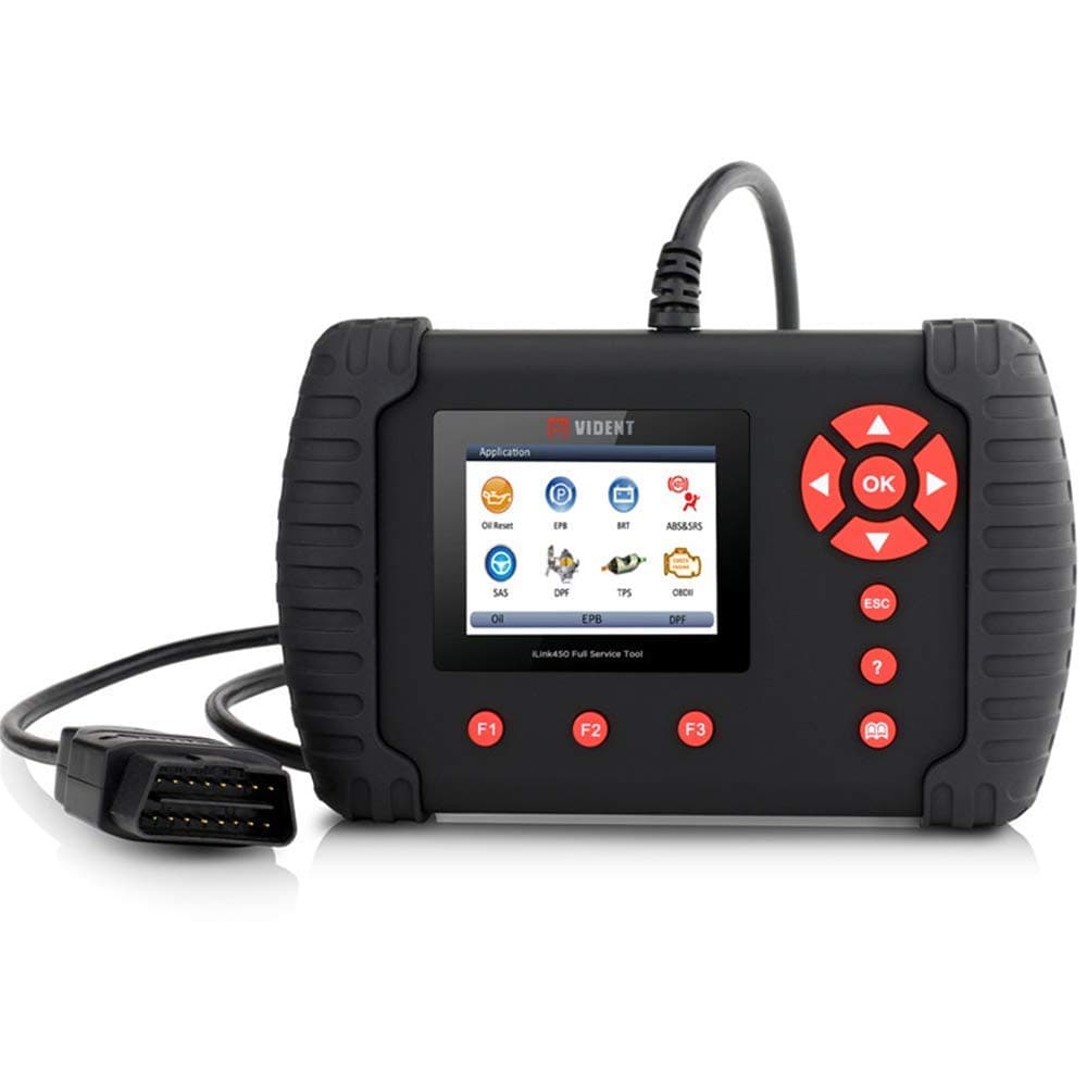 VIDENT iLink 450 ABS&SRS Reset DPF Battery Configuration Full Service Tool OBD2 OBDII Car Code Reader Scanner