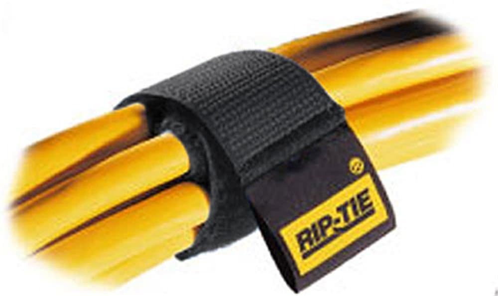 Rip Tie Rip-Tie 1x6" Heavy-duty CableWrap, 10/Pack, Black